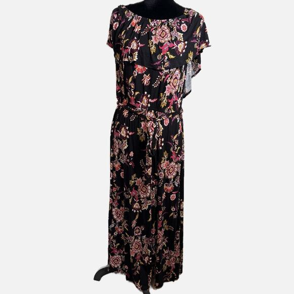Lane Bryant 4-in-1 Convertible Maxi Dress Plus 18/20 NWT Off Shoulder Paisley - Picture 7 of 16